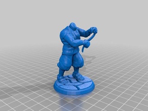 thuggee estranho seda garrote jogos miniatura 3d print model - Mito3D