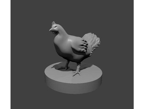 chicken familiar toys games dnd 3d print model - Mito3D