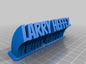larry office personalizzato 3d print model - Mito3D