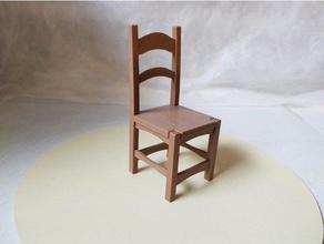 miniature chair construction toys 3d print model - Mito3D