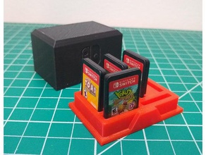 nintendo-Schalter Spiel-Karten-Halter video Spiele Spiel-Karten nintendo Patrone 3d print model - Mito3D