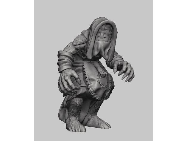 witcher 3 crone 2 games dnd miniature dungeons dragons 3D print model - Mito3D