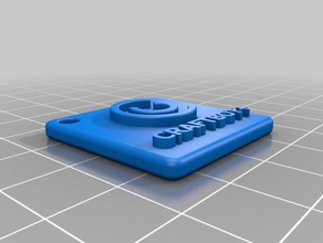llavero craftbot+ 3d de la impresora accesorios 3dprinter artesanía bot craftbot plus craftunique 3d print model - Mito3D