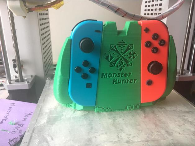 nintendo monster hunter joycon kavrama geçiş video oyunlar 3D print model - Mito3D