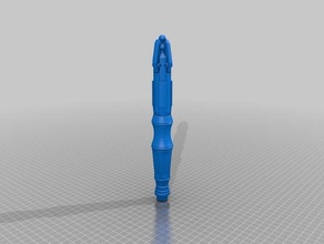 11th doctor sonic hexbit screwdriver props movie tool 3d print model - Mito3D