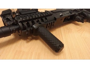 airsoft front grip sport outdoors 3d print model - Mito3D