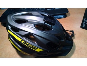 gopro mount bike helmet sport outdoors action cam bicycle flashlight camera 3d print model - Mito3D