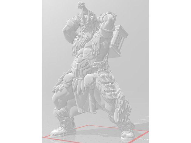 frost giant - Spielzeug Spiele dnd dungeons dragons Riesen-frost 3D print model - Mito3D