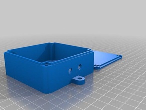 scatola impermeabile l'elettronica personalizzato 3d print model - Mito3D