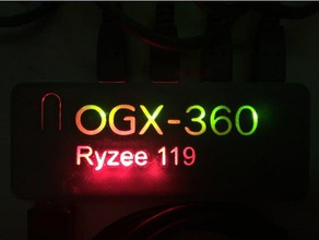 ogx360 case video games 3d print model - Mito3D