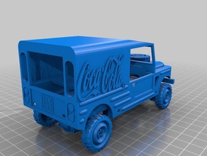 a coca-cola de transporte jipe 3d impressão hgyuras2 skipstitch soda carros antigos 3d print model - Mito3D