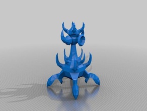 old school runescape thermonuclear smoke devil graphical rework video games osrs 3d print model - Mito3D