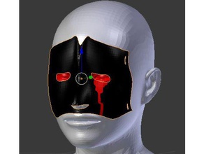 máscara de p1 traje horror 3d print model - Mito3D