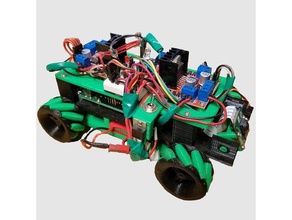 mecanum raspberry pi robot la robotique 3d print model - Mito3D