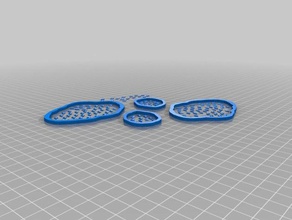 agate coasters 3d printing 3d print model - Mito3D