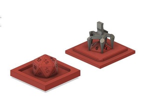 z20- d20 two piece mold maker dice 3d print model - Mito3D