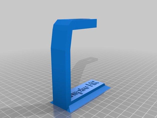 fitbit inspirieren hr stehen gadgets 3D print model - Mito3D