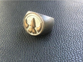 signore drakkon anello anelli possente morpher morphin moneta del potere power rangers tommy oliver 3d print model - Mito3D