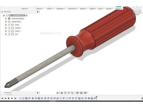 Kreuzschlitz-Schraubendreher hand tools Werkzeuge 3d print model - Mito3D