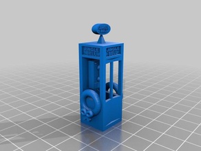 lemax di natale a forma cabina telefonica 3d la stampa hgyuras2 3d print model - Mito3D