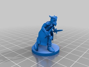 tiefling rogue disguised toys games assassin dnd mini miniature miniatures minis thief 3d print model - Mito3D