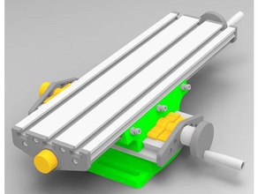 bg6330 medio de la mesa xy anti-retroceso tuerca máquina herramientas 3d print model - Mito3D