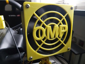 omp 120mm fan grill diy pcfan 3d print model - Mito3D