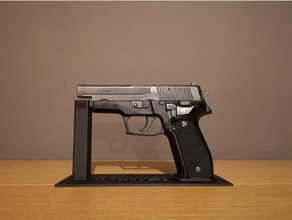 piedistallo pistola sig sauer p226 sport all'aperto 3d print model - Mito3D
