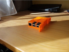 raspberry pi 3 b+ bear frame case no support 3d printer accessories 3d print model - Mito3D