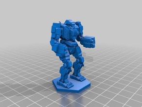 6mm trebuchet tbt-3c toys games battlemech battletech mechwarrior online mwo 3d print model - Mito3D