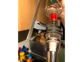 liquor dispenser rail replacement parts bar butler drink 3d print model - Mito3D