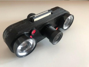 Kamera Gehäuse, pi-Kamera, ir-leds 3d Drucker Zubehör 3d print model - Mito3D