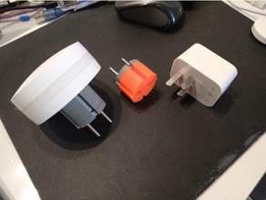 revisión chino de la ue energía plugtype reemplazo partes el adaptador electricidad enchufe euro 3d print model - Mito3D