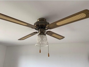 light bulb cover ceiling fan abat jour pour ventilateur plafond replacement parts 3d print model - Mito3D