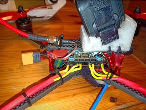 gopro sesión de montaje alfa monstruo marco rc vehículos drone quadcopter 3d print model - Mito3D