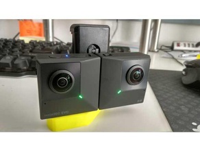 insta360 evo smartphone soporte de montaje cámara 3d print model - Mito3D