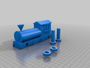 el tren de vapor 3d la impresión hgyuras2 3d print model - Mito3D