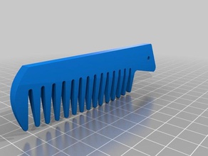 barber comb fashion 3d print model - Mito3D