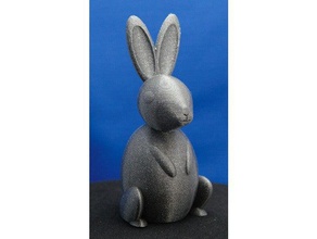 Paskalya tavşanı karşınızda heykeller hase kaninchen openscad osterhase ostern 3d print model - Mito3D