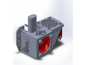 fang alphawise u20 apoyo ventilateur 40x40 3d de la impresora accesorios alfawise sub-20 conducto del ventilador 3d print model - Mito3D