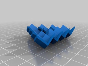 ilus&atildeo &oacutetica cubos brinquedos jogos cubo ilusão ilusao óptica otica 3d print model - Mito3D