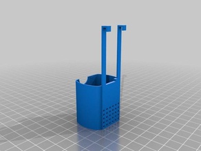 aquarium pump 1020 cage hang support parts 3d print model - Mito3D