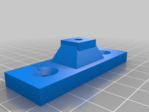 bimini top sujetador de lado 3d la impresión biminitop barco monte 3d print model - Mito3D