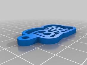 babalar Anahtarlık özelleştirilmiş 3d print model - Mito3D