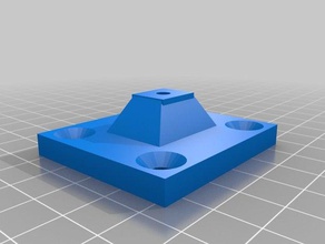 4 hole side mount plate boat bimini top 3d printing biminitop 3d print model - Mito3D