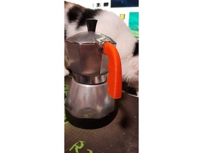 handle coffee maker bialetti moka timer replacement parts 3d print model - Mito3D
