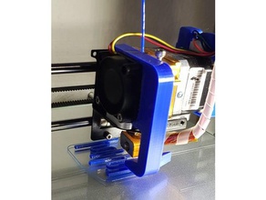 geeetech prusa i3 aluminium pro extruder cooling duct 3d printing printer parts accessory cooler fan hotend 3d print model - Mito3D