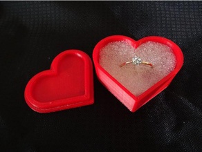 boîte cœur abs l'amour valentine 3d print model - Mito3D