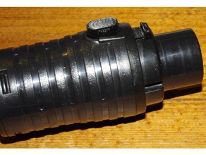 coline Vakuum-Schlauch-Kragen-clip - Ersatz Teile clas ohlson Staubsauger 3d print model - Mito3D