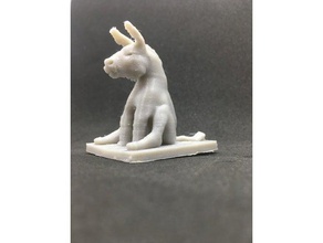 simples burro posição sentada brinquedos jogos animais bunda farm a moda cauda 3d print model - Mito3D